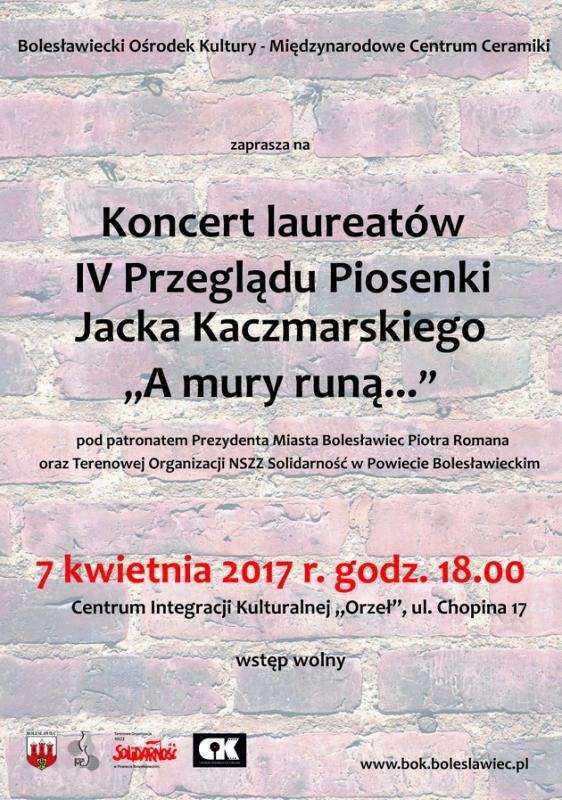 Koncert laureatw IV Przegldu Piosenek Jacka Kaczmarskiego