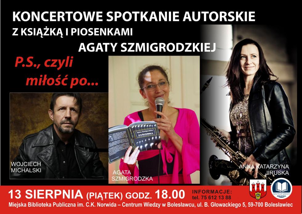 Koncertowe spotkanie autorskie z Agat Szmigrodzk