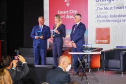 Bolesławiec -  Orange Polska i miasto Bolesławiec laureatami w konkursie Smart City Poland Award