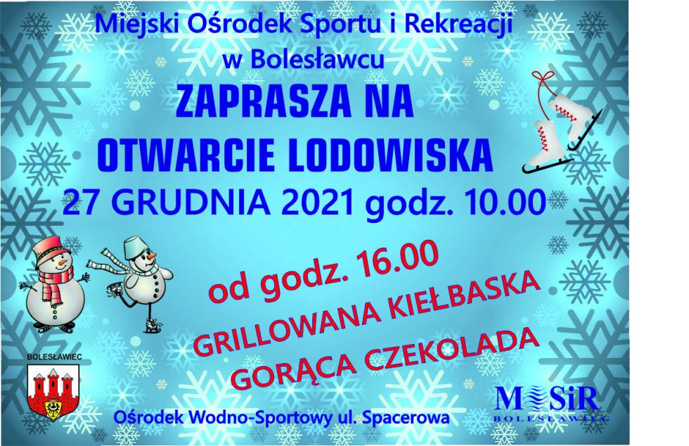  Otwarcie lodowiska w Bolesławcu
